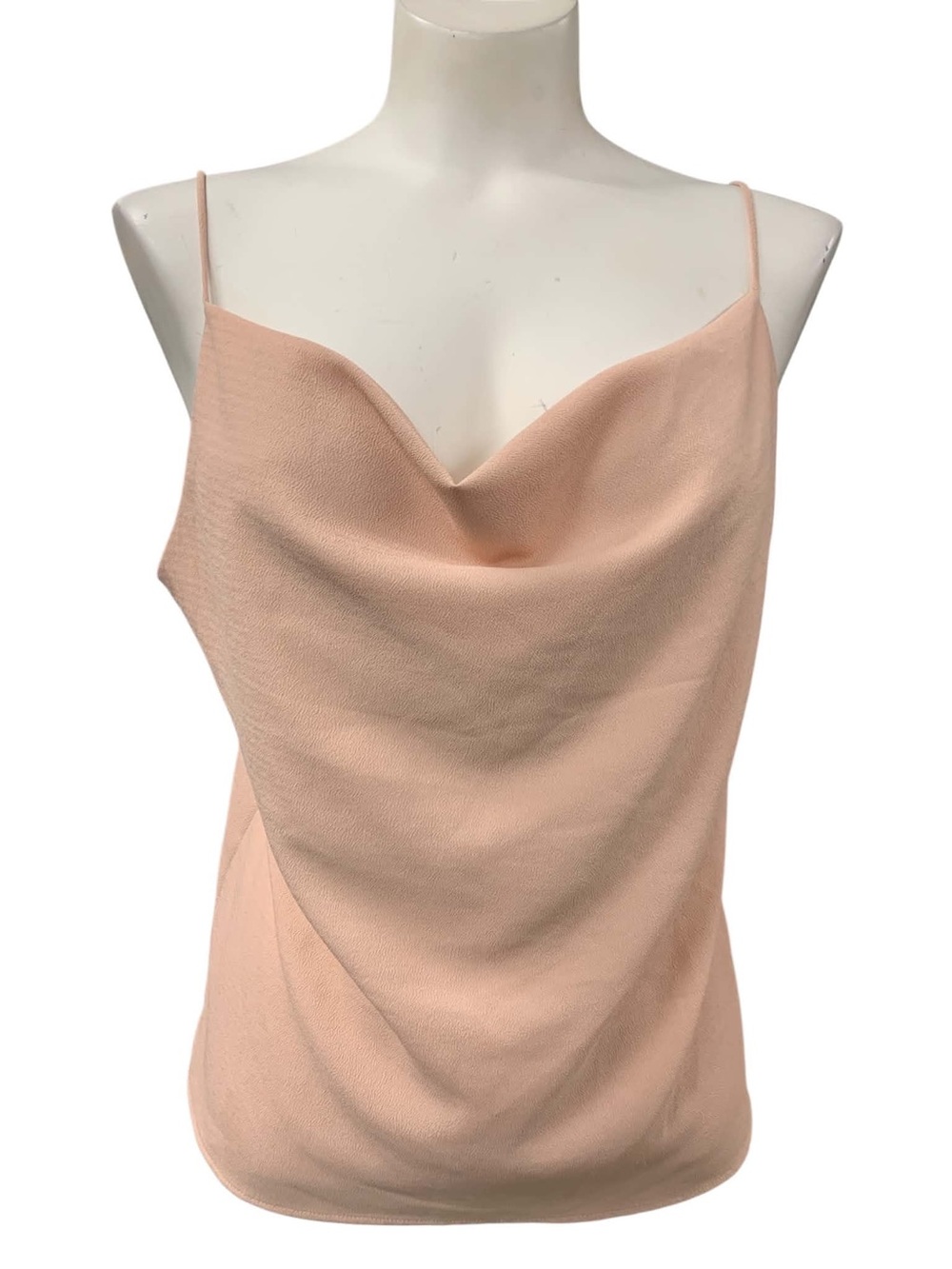 Active USA Peach Draped Cowl Neck Camisole Size S